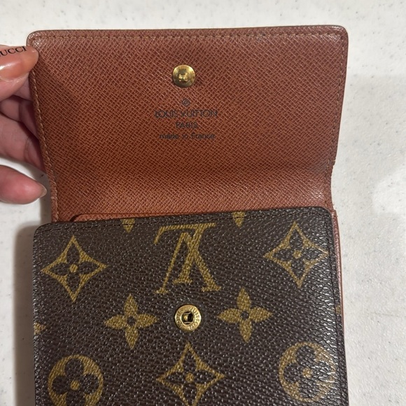 Louis Vuitton Trifold Monogram Brown Wallet Vintage Authentic - Picture 5 of 15